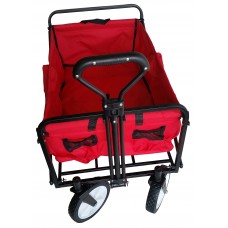 Heavy Duty Folding Utility Wagon Wheelbarrow Garden Cart Sports Cart Shopping Buggy   564722646